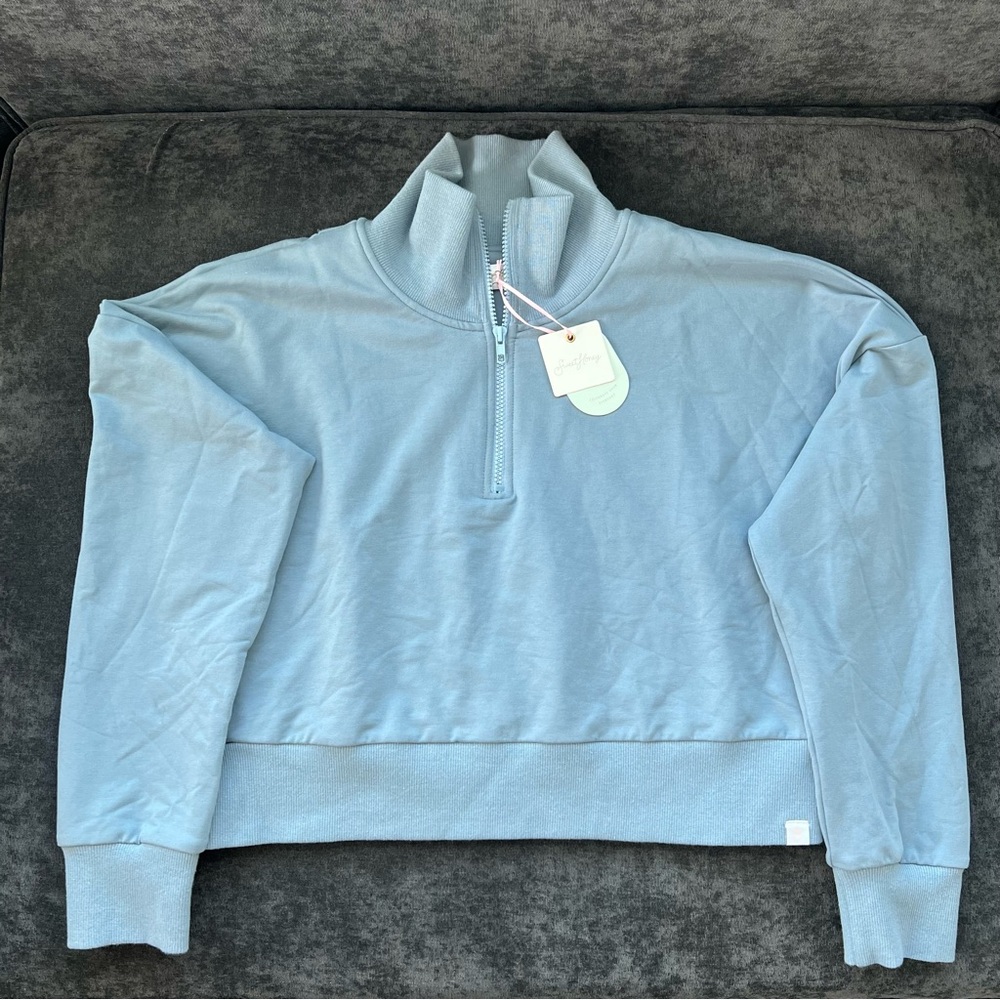 NWT SweetHoney Women’s Active Quarter Zip Pullover Size Medium - Picture 2 of 8